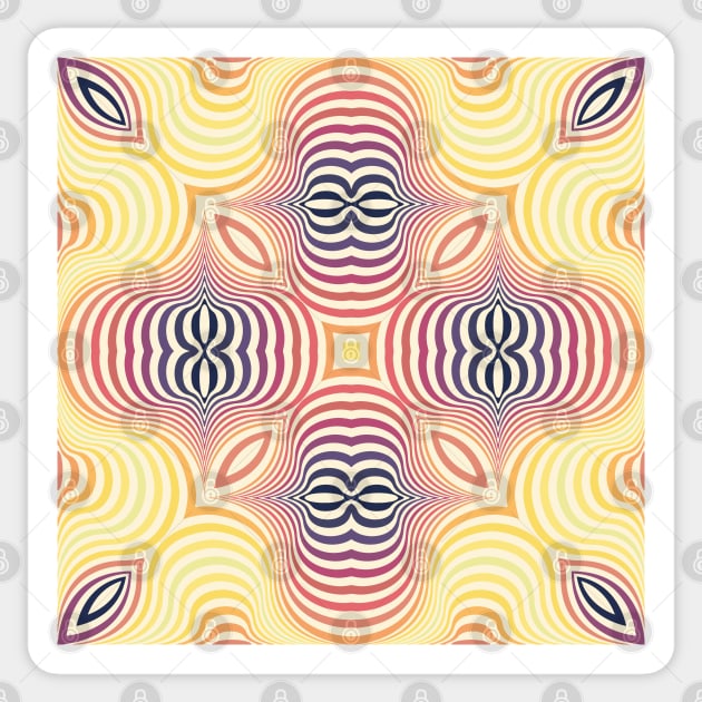 Optical illusion soft circles Sticker by nobelbunt